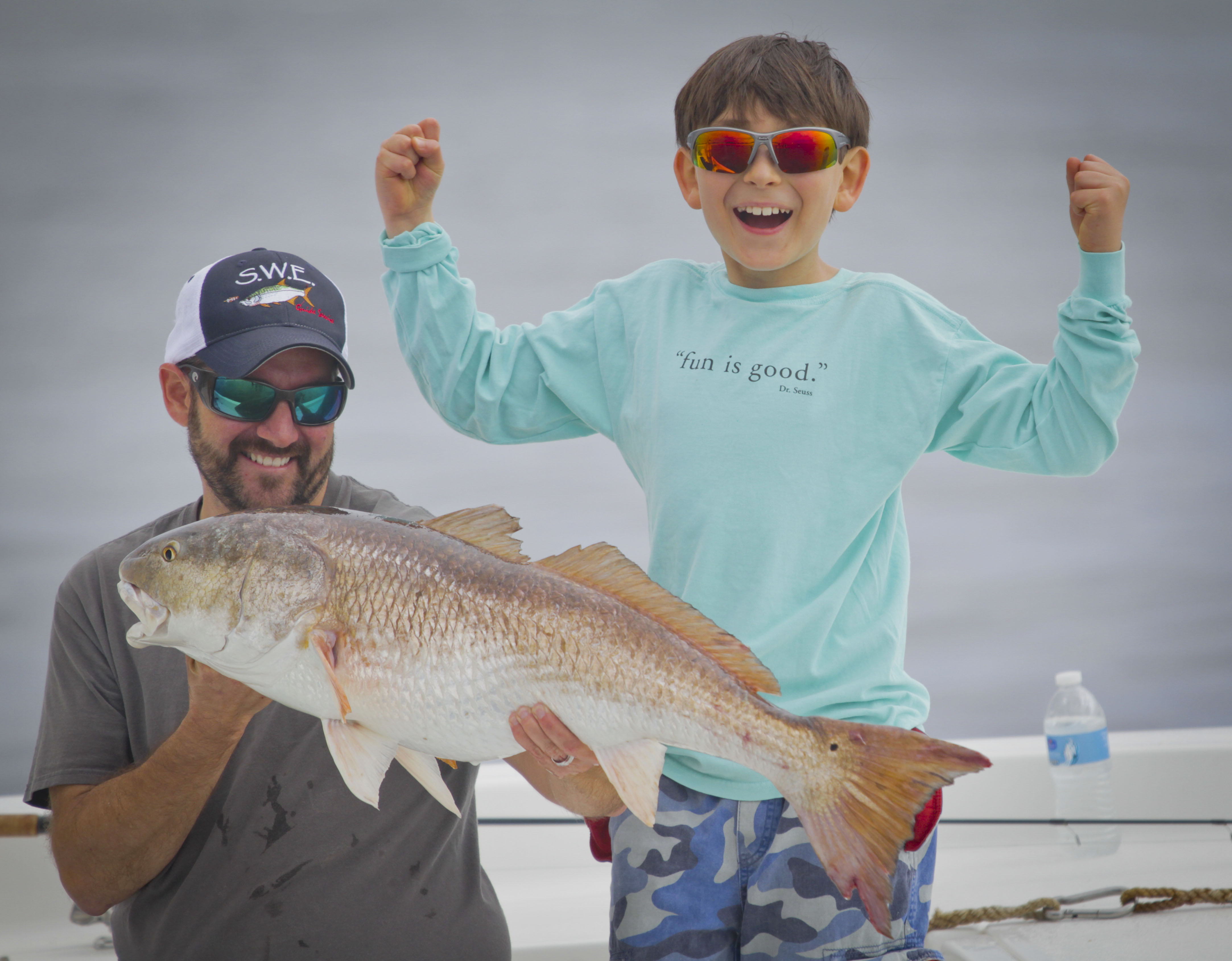 phil and kid redfish