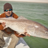 Kyle Pitts with a big redfish caught along the Panama City beaches