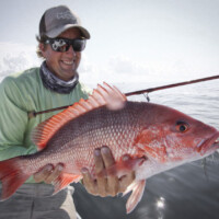 fly caught red snapper off Destin Florida fly caught red snapper off Destin Florida